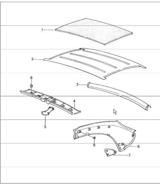 Diagram 811-16 Porsche Cayenne 9YA (E3) 2018-2023 