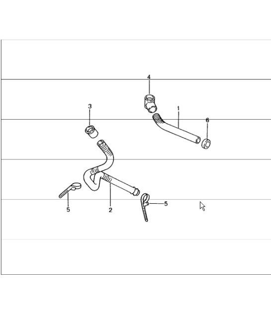 Diagram 813-10 Porsche 996 (911) (1997-2005) Carrosserie