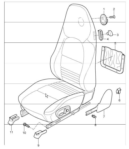 Diagram 817-00 Porsche 928S2 4.7L 1984-86 