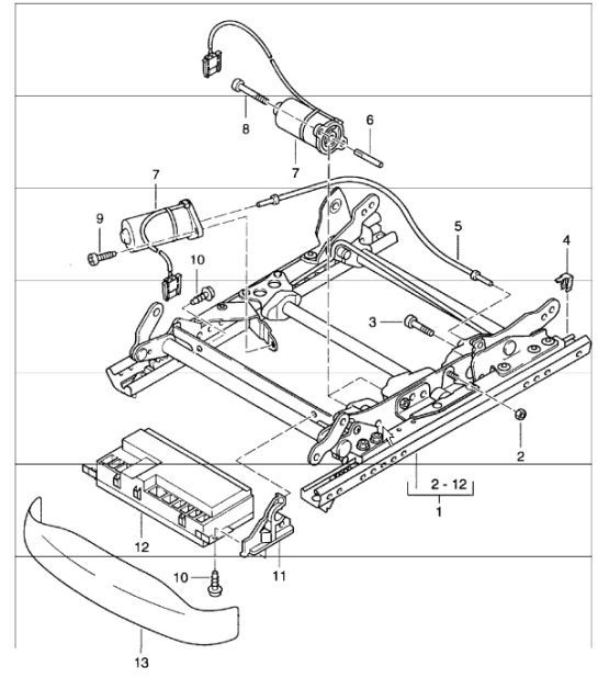 Diagram 817-19 Porsche 9J1.1 Taycan 2020-24 