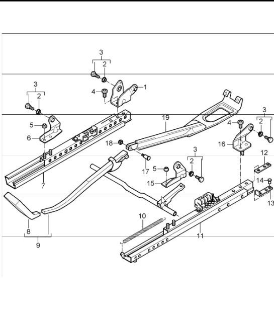 Diagram 817-50 Porsche 996 (911) (1997-2005) Body