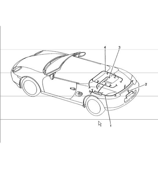Diagram 902-20 Porsche Macan (95B) MK1 (2014-2018) Elektrische Ausrüstung