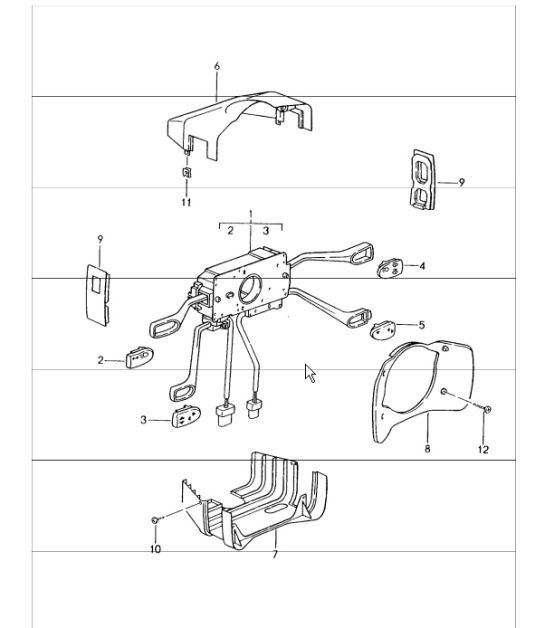 Diagram 903-10 Porsche 997 MK1 GT3 / GT3 RS 2007-09 Electrical equipment