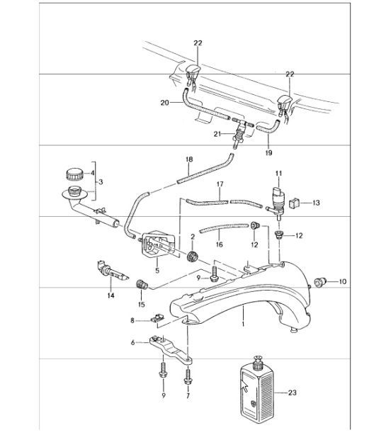 Diagram 904-10 Porsche 997 MK1 GT3 / GT3 RS 2007-09 Electrical equipment