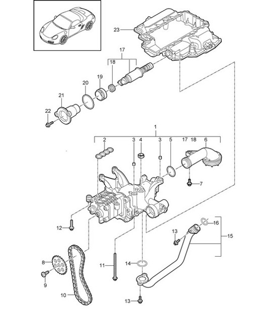 Diagram 103-015 Porsche 9J1.1 Taycan 2020-24 