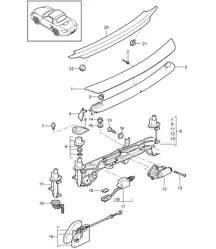 Achterspoiler 987.2 Boxster / Boxster S 2009-12