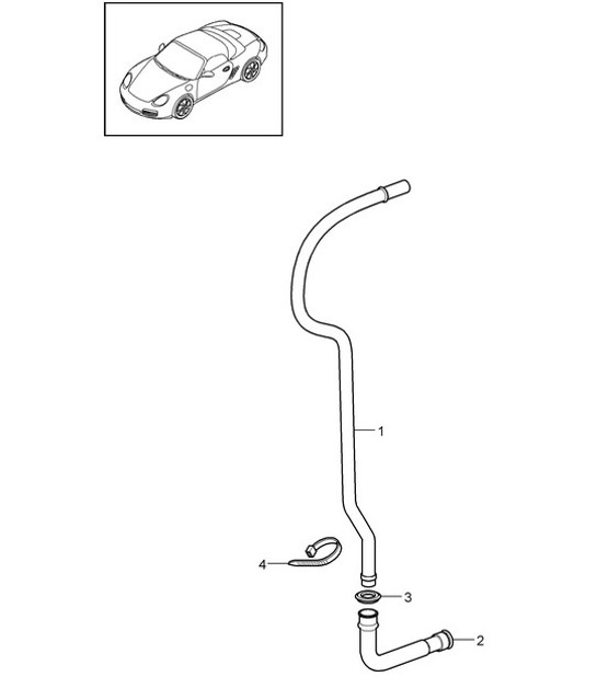 Diagram 813-010 Porsche Cayman 987C / 981C (2005-2016) Carrosserie