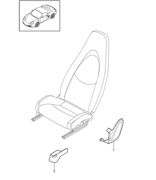 Diagram 817-000 Porsche 996 (911) (1997-2005) Body
