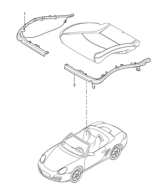 Diagram 817-009 Porsche 997 (911) MK2 2009-2012 Body