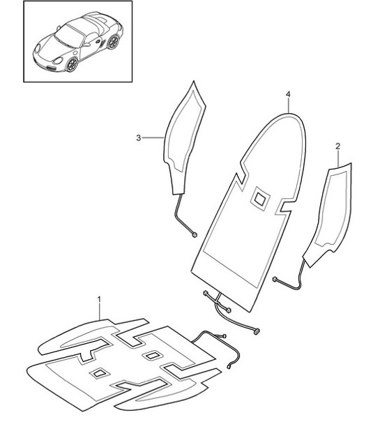 Diagram 817-018 Porsche Macan (95B) MK1 (2014-2018) Body