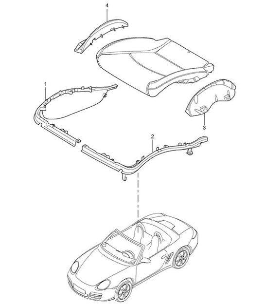 Diagram 817-024 Porsche 911 & 912 (1965-1989) Body