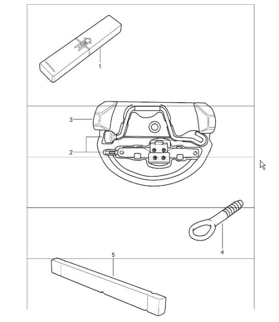Diagram 001-00 Porsche 928 (1978-1995) 