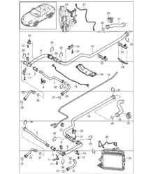 raffreddamento ad acqua - 2 - Per 987 Boxster / Boxster S 2005-08