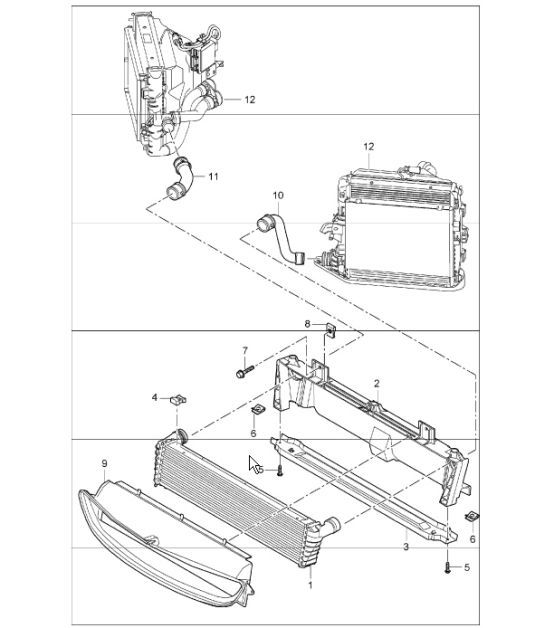Diagram 105-17 Porsche Macan (95B) MK1 (2014-2018) Moteur