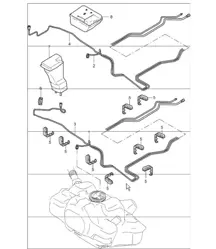 fuel system 987 Boxster / Boxster S 2005-08