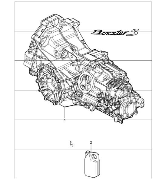 Diagram 302-01 Porsche Macan (95B) MK1 (2014-2018) Transmission