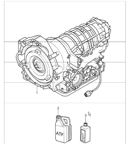 Diagram 320-00 Porsche Macan (95B) MK1 (2014-2018) Transmission