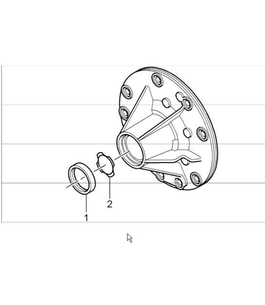 Diagram 330-01 Porsche 356 (1950-1965) Transmisión