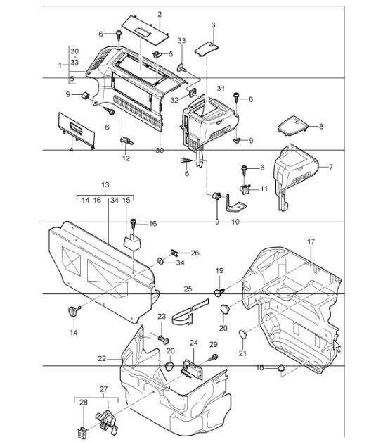 Diagram 807-00 Porsche 9J1.1 Taycan 2020-24 