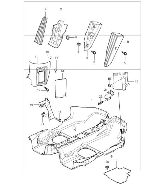 Diagram 807-02 Porsche 9J1.1 Taycan 2020-24 