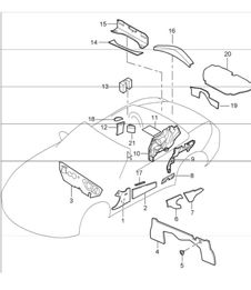 insonorisation carrosserie - 1 - pour 987 Boxster / Boxster S 2005-08