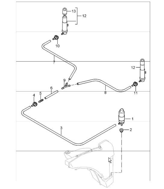 Diagram 904-20 Porsche Carrera GT (2003-2006) 