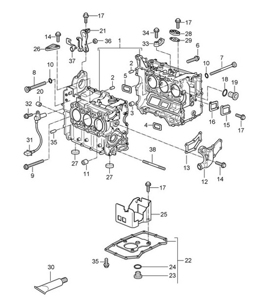 Diagram 101-005 Porsche 992.2 GT3 2025>> 