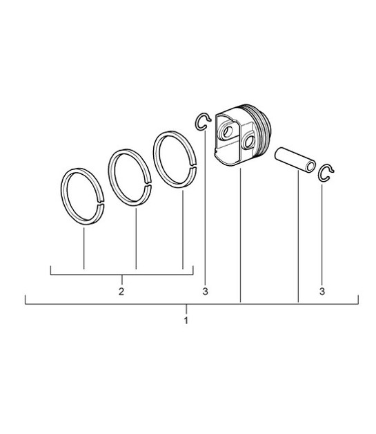 Diagram 102-005 Porsche 971.2 Panamera 4S 2.9L V6 2021-23 