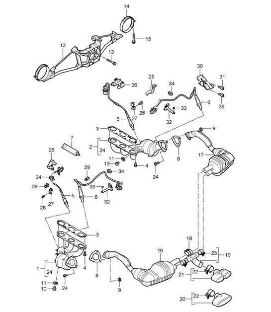 Diagram 202-000 Porsche Macan Benzine 2.0L 245 pk 