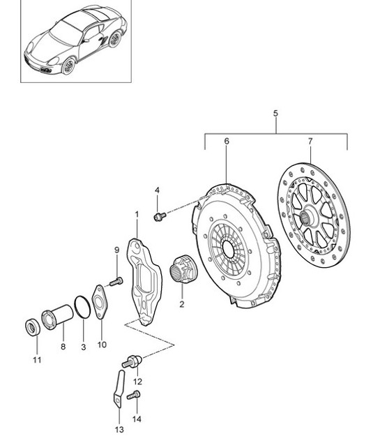 Diagram 301-001 Porsche Boxster 718 (982) 2017>> 传播