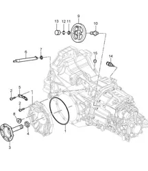 Replacement transmission / Individual parts -  G8720,G8721+ PR:480, 6-speed manual - 987C.1 Cayman 2006-08