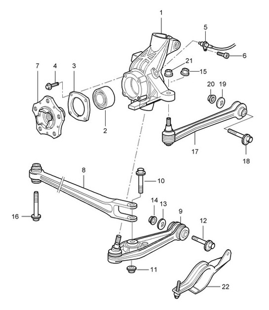 Diagram 501-000 Porsche 9J1.1 Taycan 2020-24 
