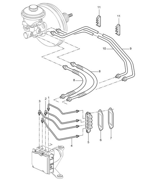 Diagram 604-005 Porsche 991 (911) MK1 2012-2016 Wheels, Brakes