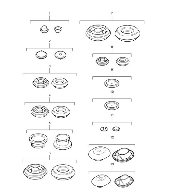 Diagram 801-002 Porsche 918 Spyder 2014-2015 