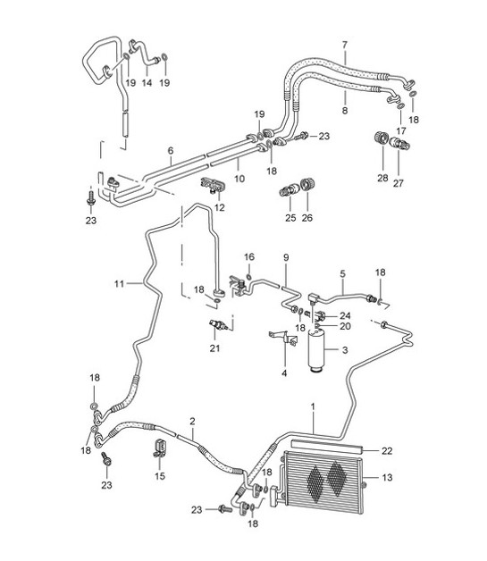 Diagram 813-025 Porsche Macan benzina 2.0L V4 237Bhp Carrozzeria