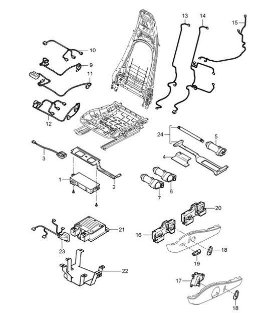 Diagram 817-025 Porsche 997 MK1 GT3 / GT3 RS 2007-09 Body