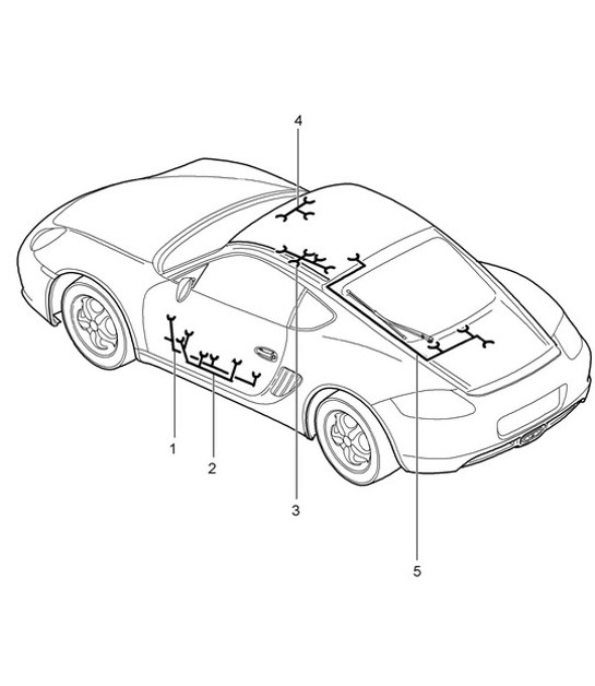 Diagram 902-015 Porsche 991 (911) MK2 2016-2019 Electrical equipment