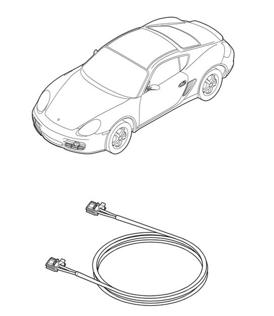 Diagram 902-050 Porsche 9J1.1 Taycan 2020-24 