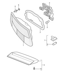 Luce posteriore / Luce targa / Luce stop aggiuntiva 987C.1 Cayman 2006-08