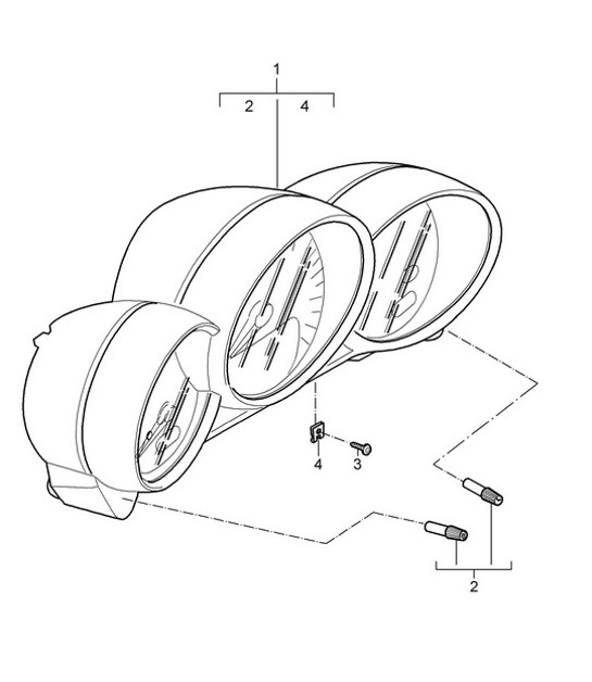 Diagram 906-002 Porsche 996 (911) (1997-2005) Electrical equipment