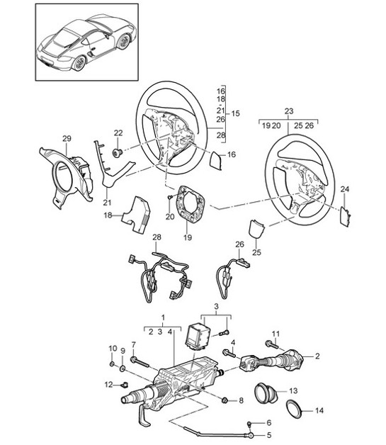 Diagram 403-005 Porsche 9J1.1 Taycan 4S 2020-24 