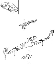 Riscaldatore/distributore d'aria 987C.2 Cayman 2009-12