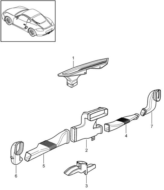 Diagram 813-001 Porsche Macan (95B) MK1 (2014-2018) Carrozzeria