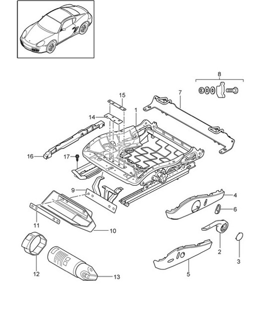 Diagram 817-008 Porsche 992.2 GT3 2025>> 