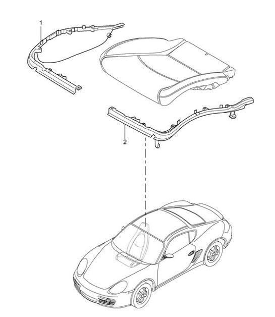 Diagram 817-009 Porsche Cayman 718C (982C) 2017>> Body