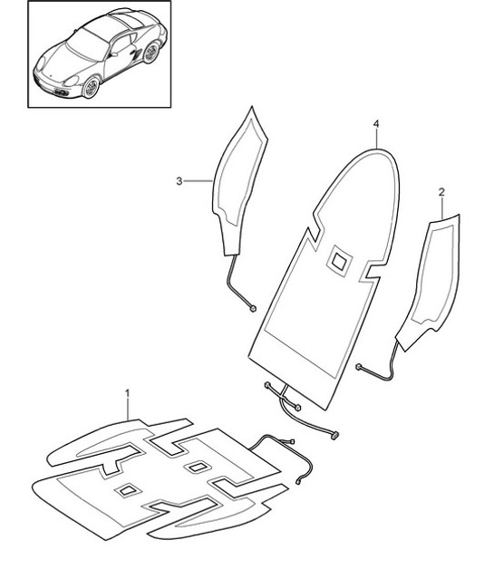 Diagram 817-018 Porsche Macan (95B) MK1 (2014-2018) Body