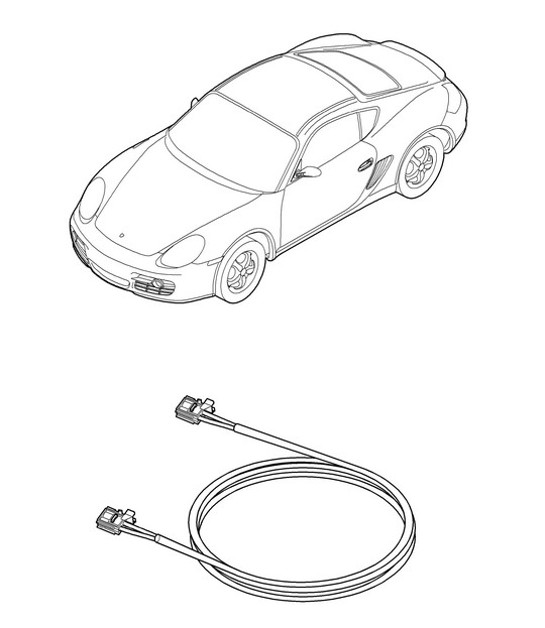 Diagram 902-050 Porsche Macan (95B) MK1 (2014-2018) Electrical equipment