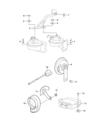 Fanfara/Avvisatore acustico/Sistema di allarme 987C.2 Cayman 2009-12