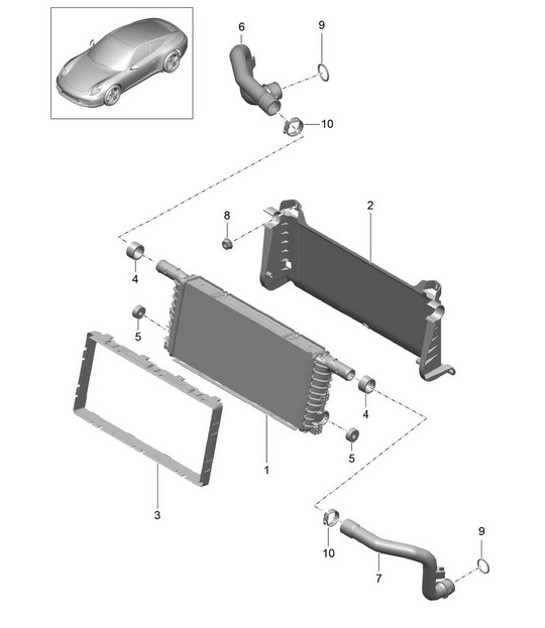 Diagram 105-017 Porsche Macan (95B) MK1 (2014-2018) Motore
