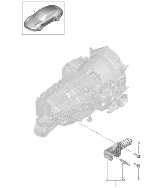 Diagram 301-005 Porsche Cayman 718C (982C) 2017>> Transmission